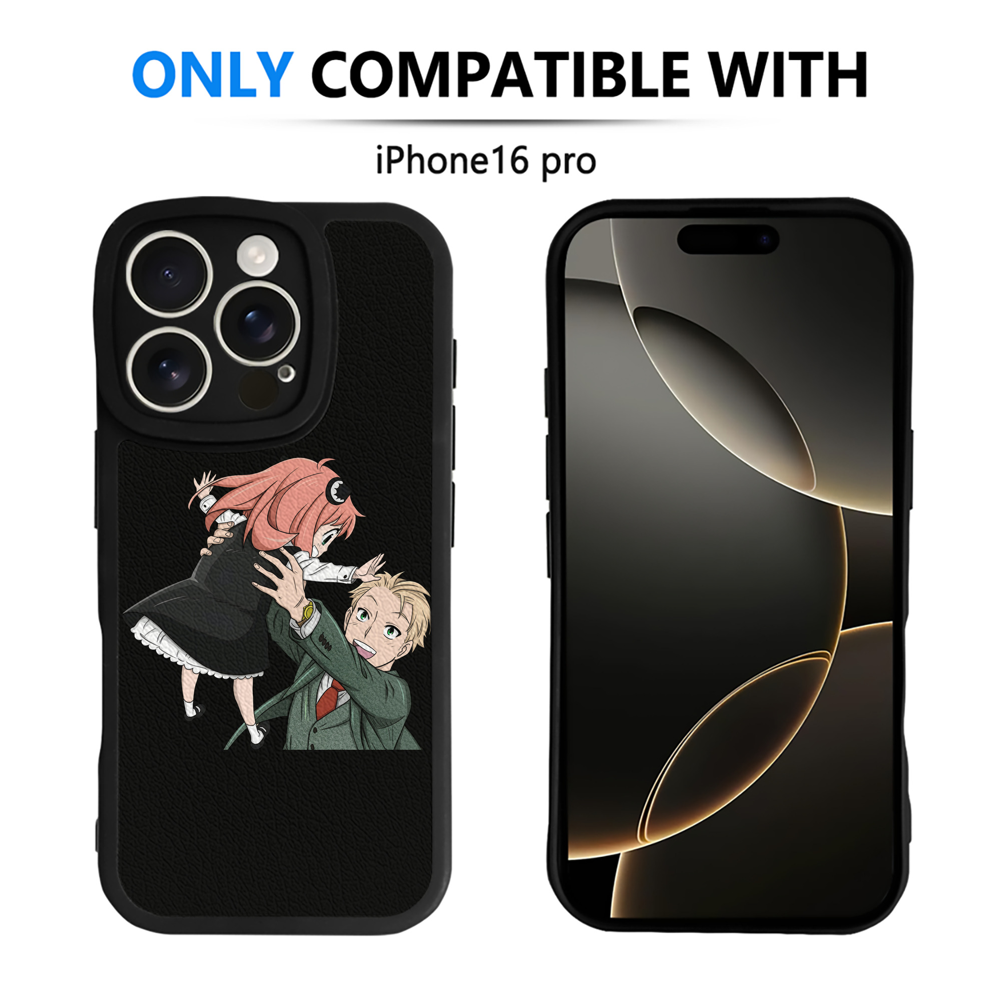 （画像用） SPY×FAMILY间谍家家酒 【iPhone 16シリーズ対応】シリコンスマホケース（レザー調） 材質：シリコン